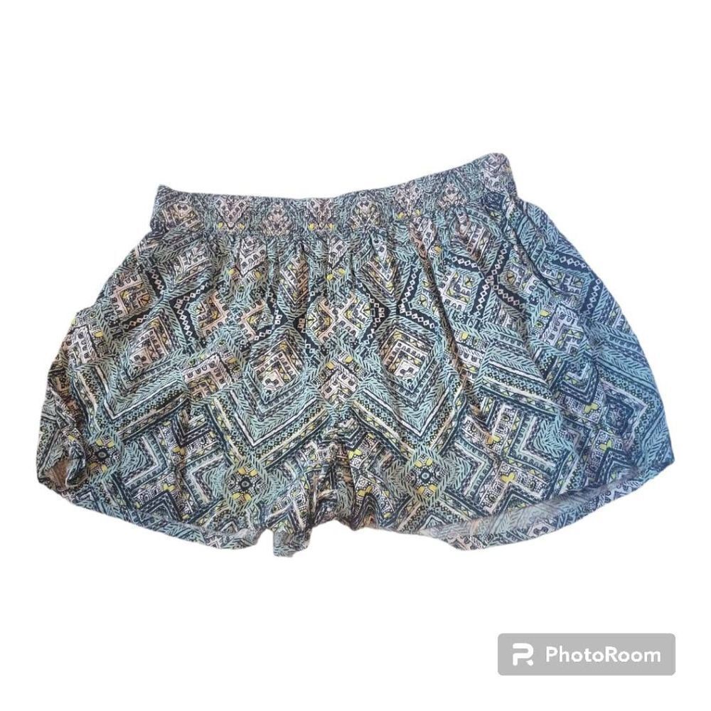 Mossimo Supply Co. Blue & Teal Printed Women's Shorts